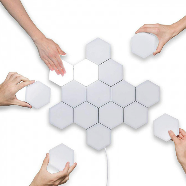 10 Stuks Hexagon Wandlamp